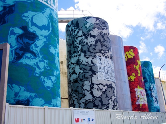 Silo Park in Wynyard Quarter has lots of Auckland Waterfront Artwork
