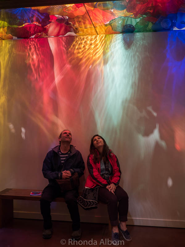 The Persian Ceiling at Chihuly Garden and Glass, Seattle Washington