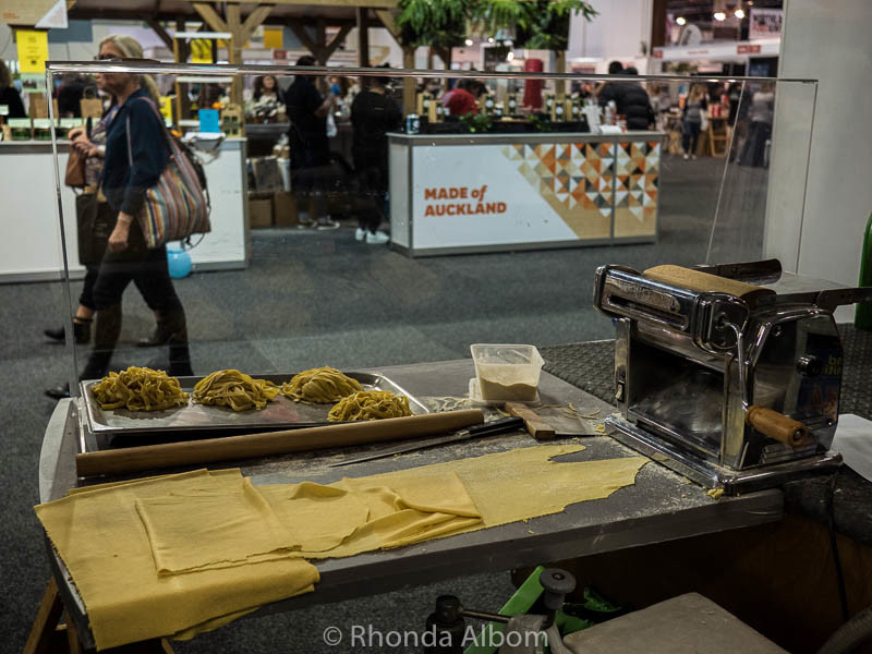 Freshmade pasta at the Auckland Food Show 2016