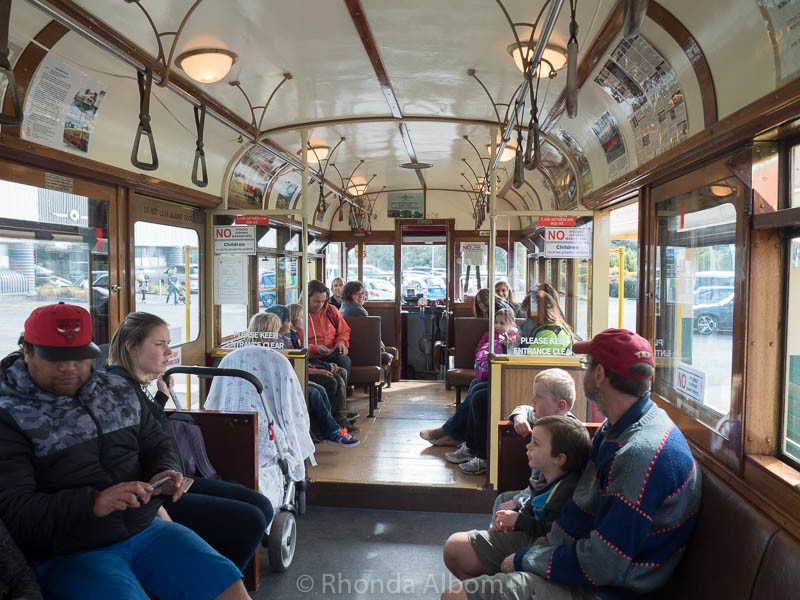 On a steam train at the MOTAT Live Day in Auckland New Zealand
