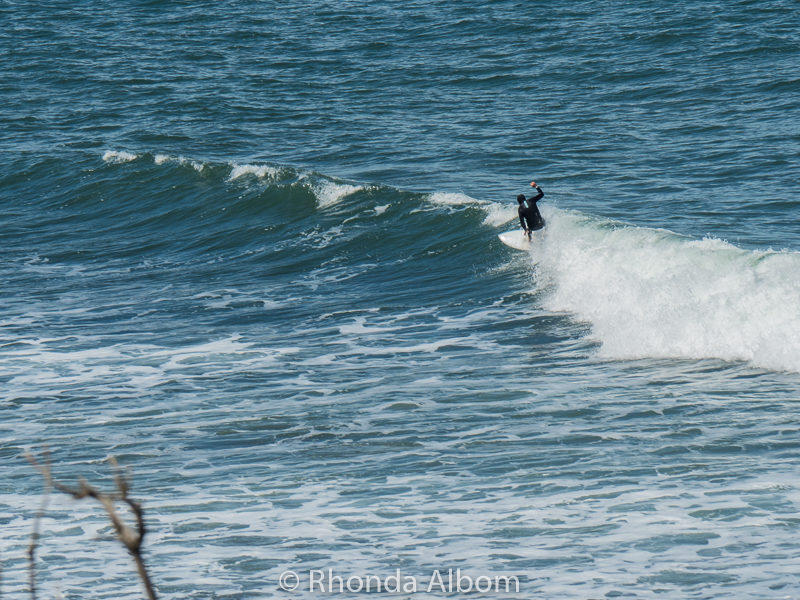 The sign calls this one Winkipop beach, and it shares a parking lot with Bells Beach.