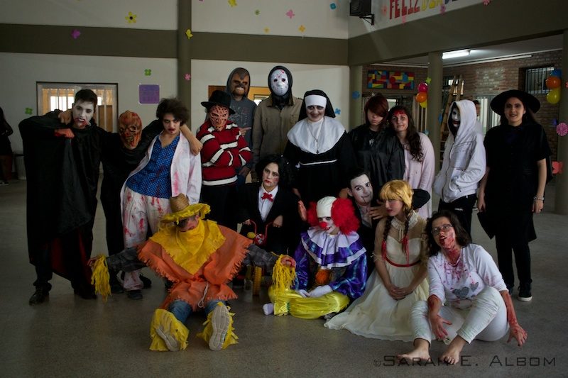 Horror films costumes in Santa Fe, Argentina. Photo copyright ©Sarah Albom 2016