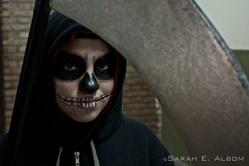 The Grim from Cartoon Network's The Grim Adventures of Billy and Mandy - taken in Santa Fe, Argentina. Photo copyright ©Sarah Albom 2016