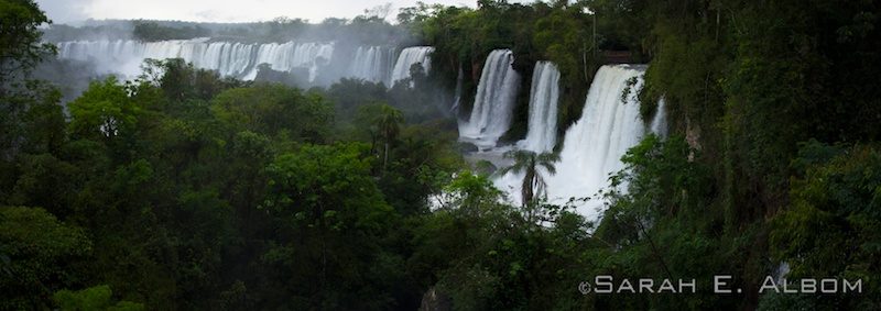 The Iguazu falls in Iguazu National Park, Argentina. Photo copyright ©Sarah Albom 2016
