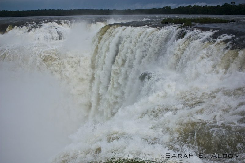 La Garganta del Diablo at Iguazu Falls, Argentina. Photo copyright ©Sarah Albom 2016