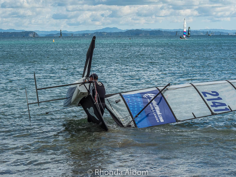 Foils on the WASZP flying boat