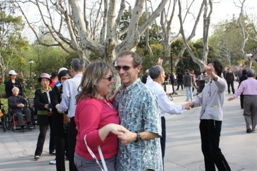 Dancing in Fuxing Park, Shanghai, China China-Shanghai subway - 06