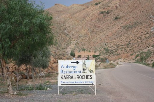 Funny Kasbah sign in Morocco just learn a few words