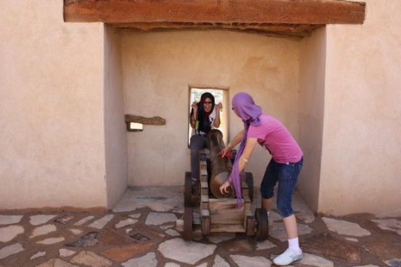 The fort at Nizwa, Oman bring a sense of humor