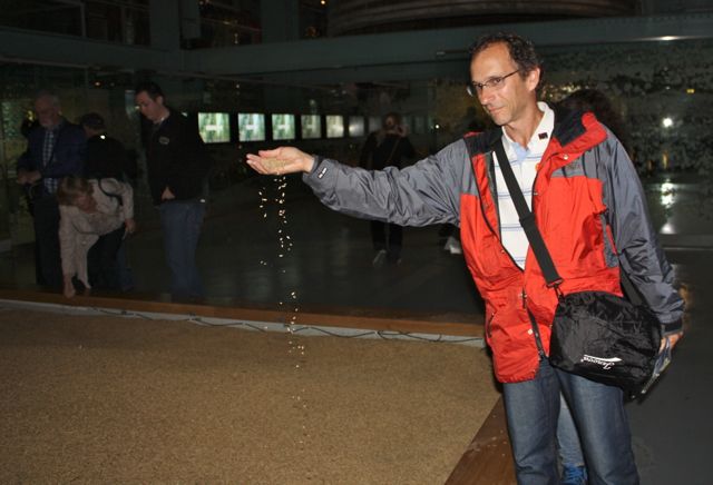 Guinness Storehouse Barley Learning a bit on tours at Bushmills and Guinness