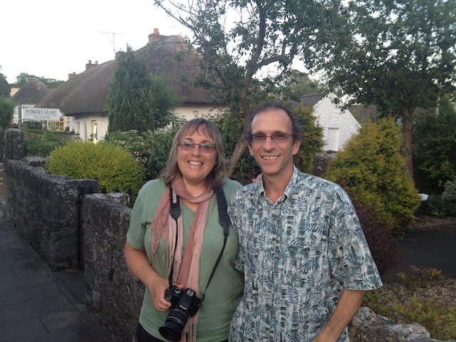 Hubby and I in Adare adare