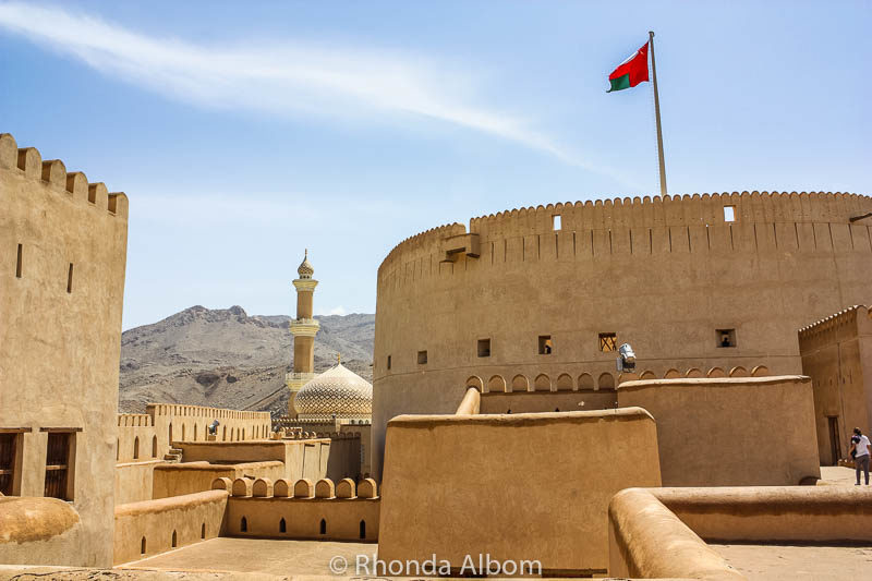 Nizwa Day Trip: We Saw Forts, Castles, Souqs, Oman Grand Canyon 4 The largest round tower in Arabia is at the Nizwa Castle and Fort in Oman