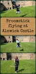 Broomstick flying at Alnwick Castle