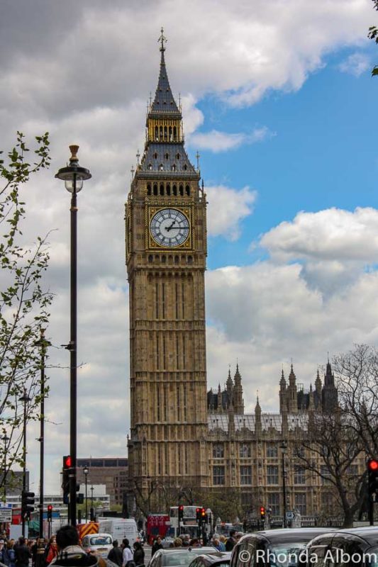 Parliament and Big Ben in London, England