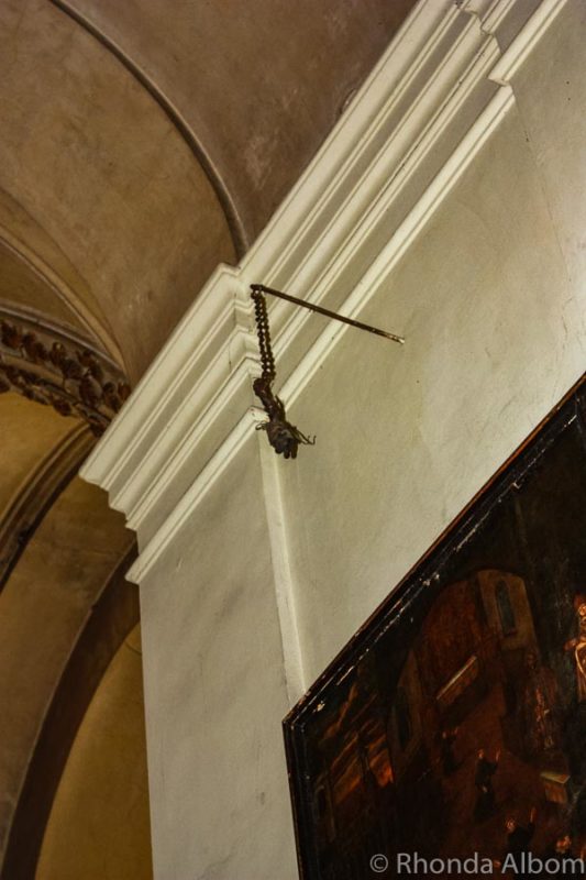12 Fun Things to Do in Prague – a Mix of Old-world Charm and Innovation 12 Severed hand from medieval days hanging from the ceileing