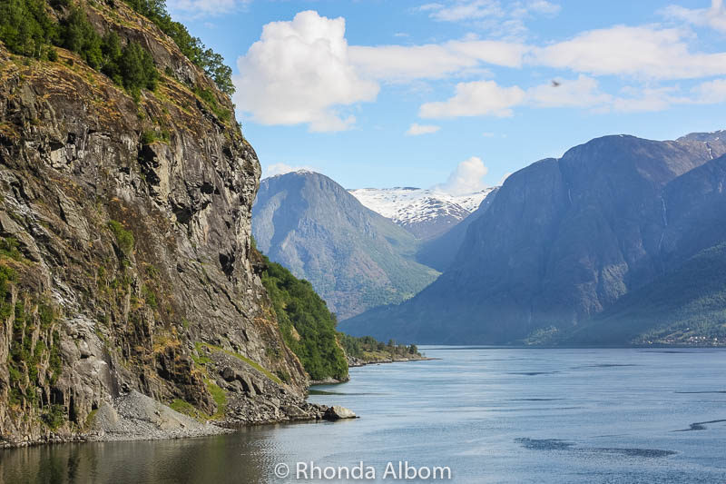 Norway Cruise Ports: Fjords Unveiled - Epic Adventures Await 5 A view of the fjords from while cruising to Norway cruises ports of Flam, Stavanger and Bergen