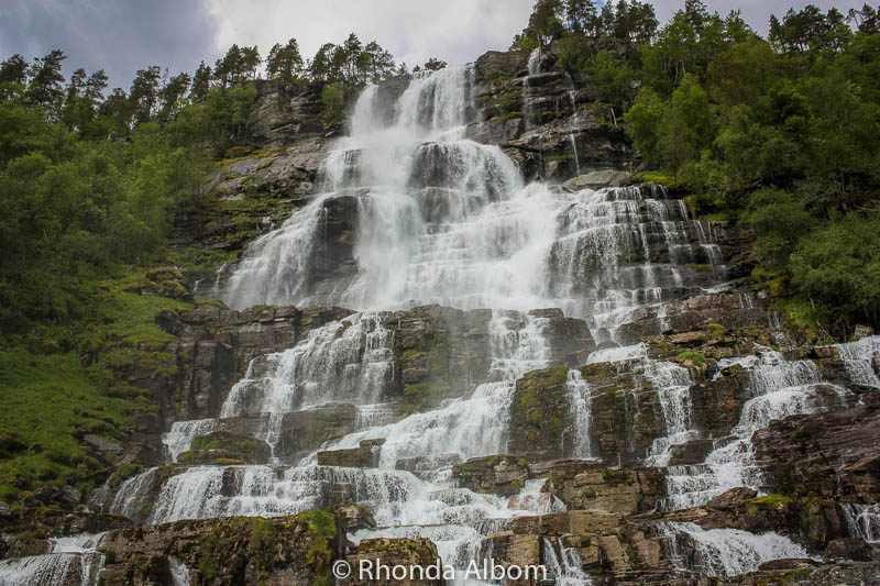 Tvindefossen waterfall is the fountain of youth in Norway