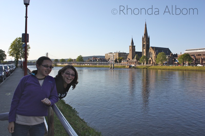 A brLooking out over the River Ness in Inverness Scotland