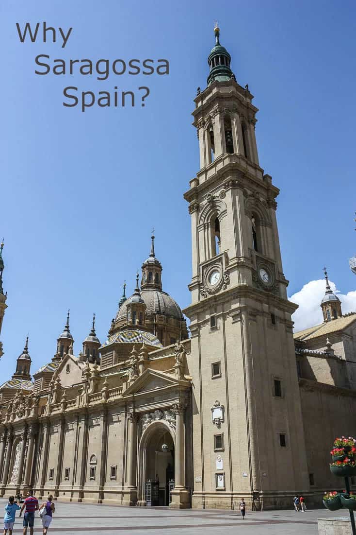 Saragossa Spain is more than a pilgrimage destination to see El Pilar. It is known for stunning cathedrals, fountains, statues, food, and roman history.