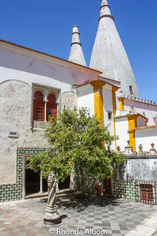 6 Enchanting Castles of Sintra: Explore the Palaces 13 The two massive conical chimneys standing tall over the royal kitchen are the most noted characteristic of the Palácio Nacional.