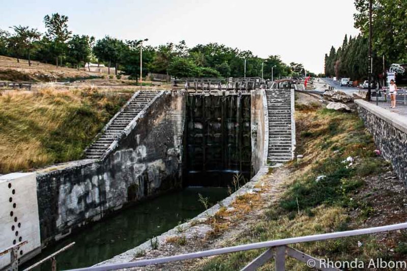 One of a series of nine locks in Béziers France.