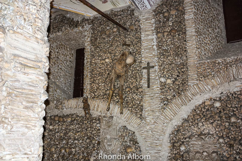 Chapel of Bones in Evora, Portugal