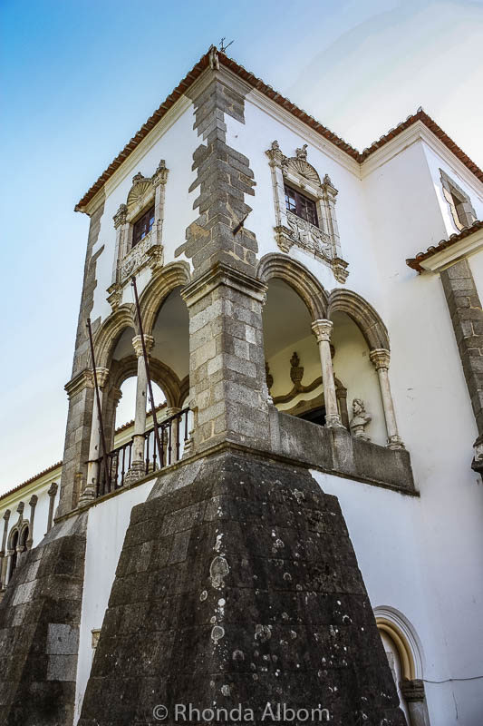 Palace of de Manuel in Evora, Portugal