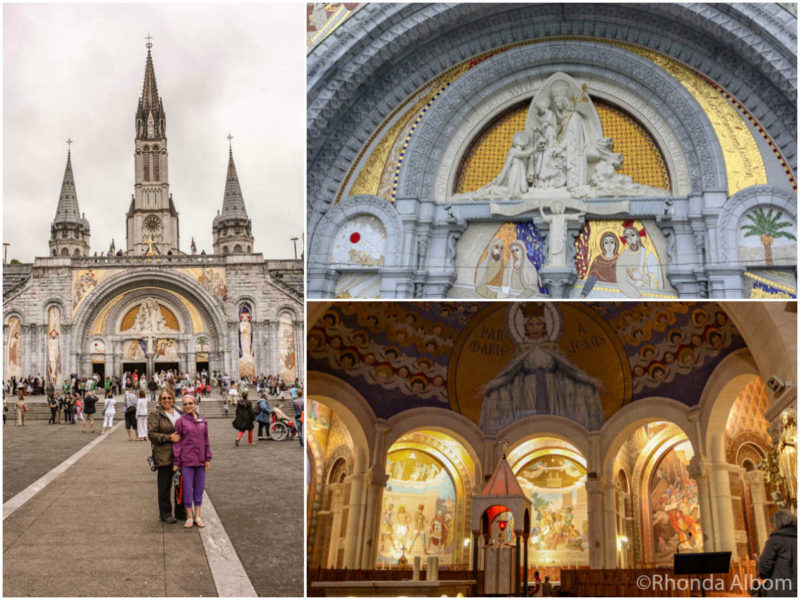 A closer look at some of the details of the basilica