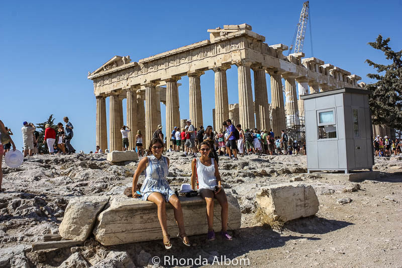 Parthenon on the Acropolis in Athens Greece
