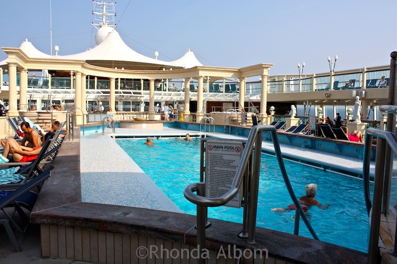 One of the pools on the NCL Norwegian Spirit