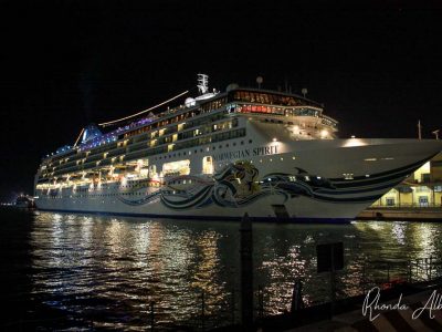 Norwegian Spirit docked at the port of Venice