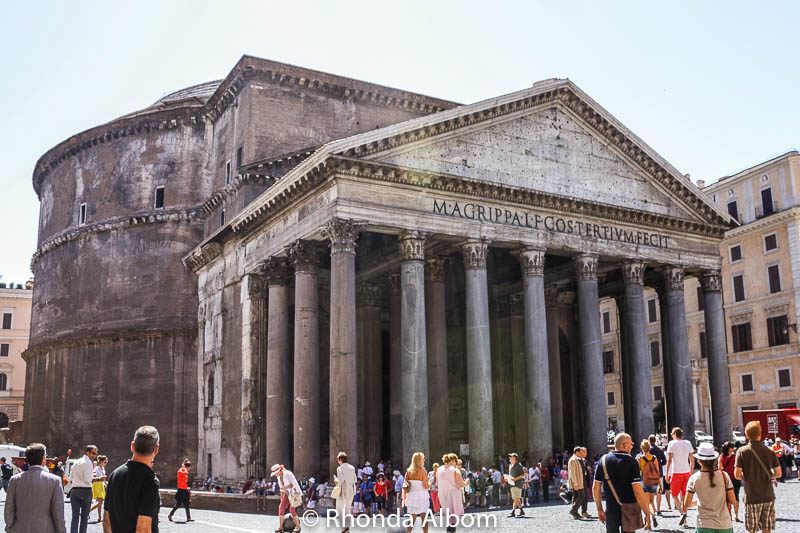 Italy Cruise Ports: One Day in Rome, Florence, Naples, or Venice 12 Pantheon is a well preserved former Roman temple (now a church) built in 126 AD