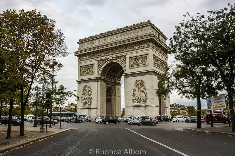 Paris at Christmas with The Champs Elysées & the Arc de Triomphe 2023