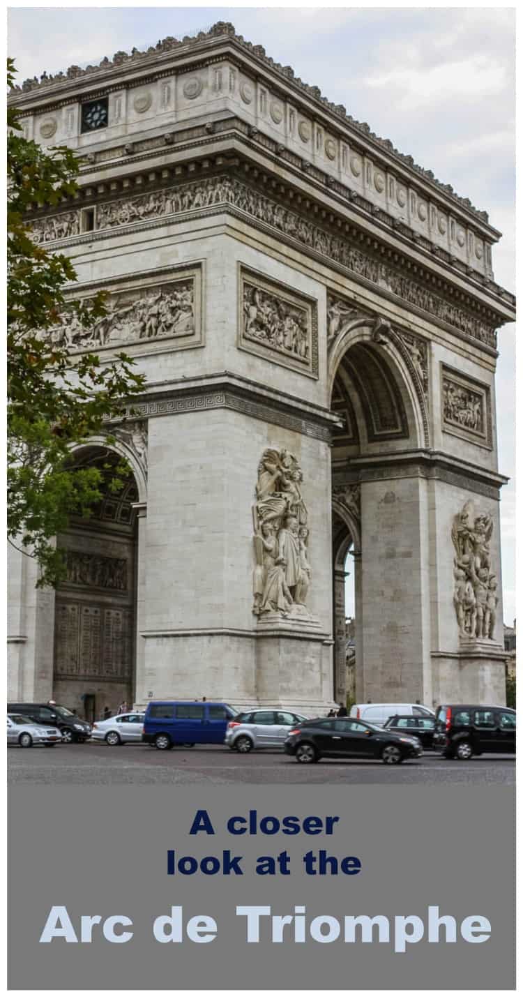 Arc de Triomphe in Paris France. Article contains a closer look in photos.