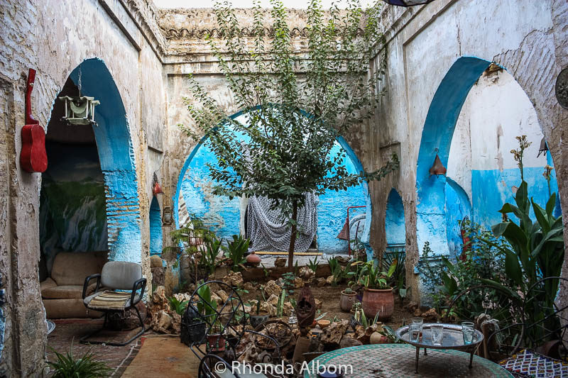 Inside a home in Morocco