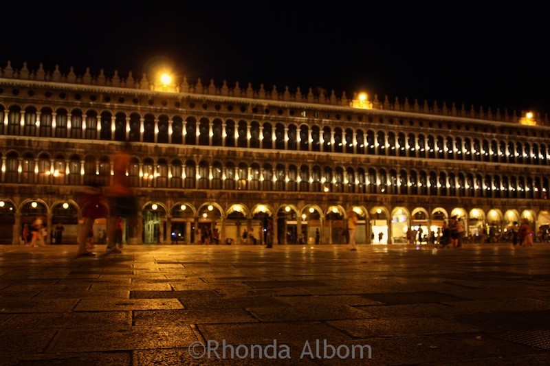 Piazza San Marco at night. Venice, Italy