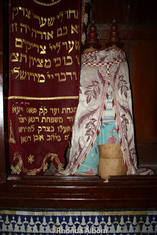 This torah is part of Jewish history in Morocco.