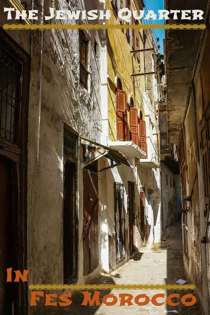 A labyrinth of narrow streets leads to the old Jewish Quarter in Fes Morocco. Read the article for a photo tour.