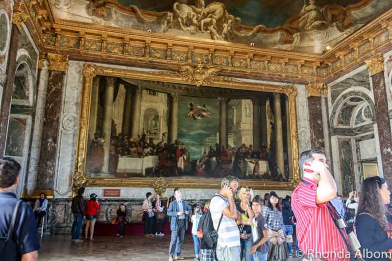 Hercules Room seen on our Paris day trip to Versailles Palace in France