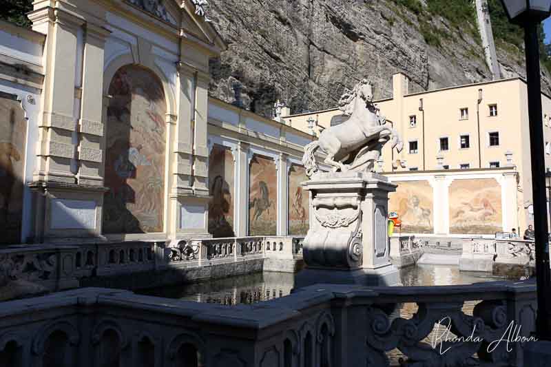 Horese baths at the base of Monchsberg. Used in the Sound of Music