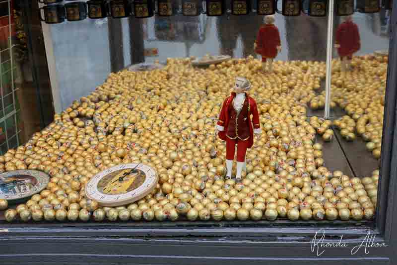 One Day in Salzburg, Austria's Home to Mozart, Castle, and More 12 Mozartkugel - wrapped golden candies