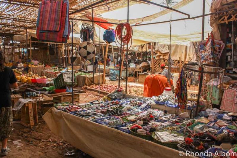 Traditional Moroccan Markets and a Donkey Parking Lot in Rissani 4 A market in Rissani Morocco