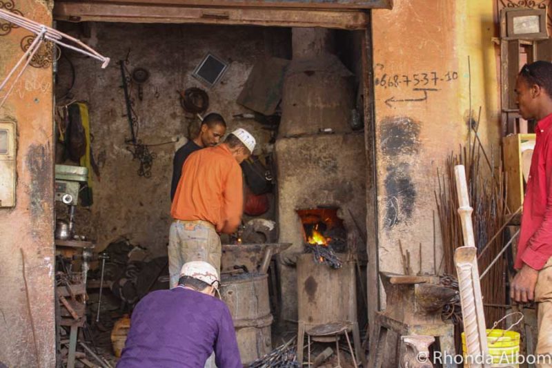 Traditional Moroccan Markets and a Donkey Parking Lot in Rissani 14 A traditional Morocaan market in Rissani