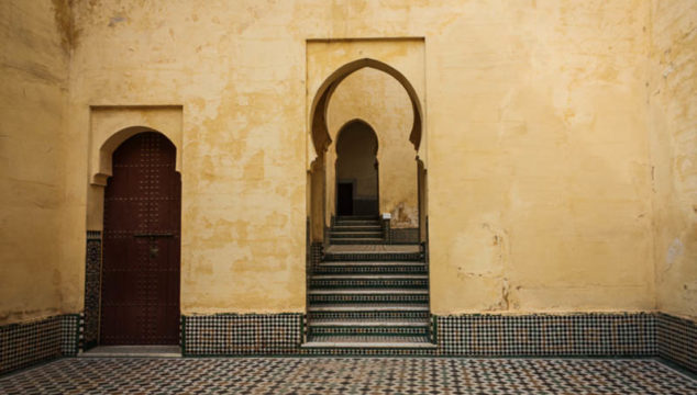 Moroccan Doors and Arched Doorways in Fes and Meknes Morocco