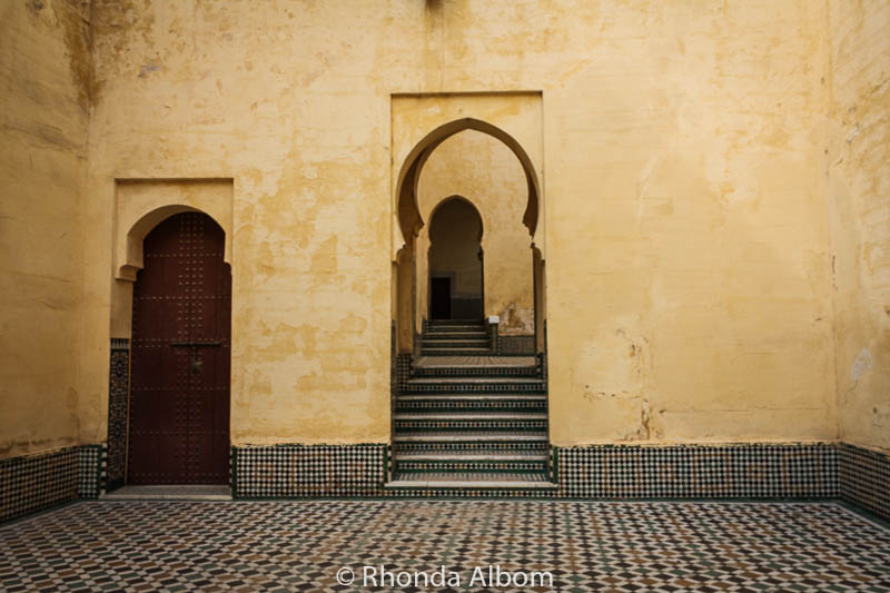 Moroccan Doors And Arched Doorways In Fes And Meknes Morocco