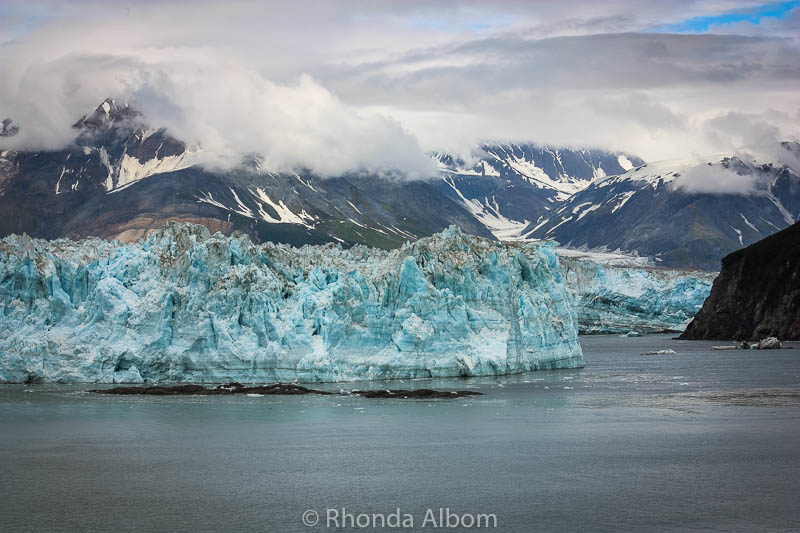 10 Essential Alaska Cruise Tips for an Amazing Journey 12 We were outdoors as we cruised past this beautiful Hubbard Glacier. Glad to have my jacket and camera with me, two important Alaska cruise tips.