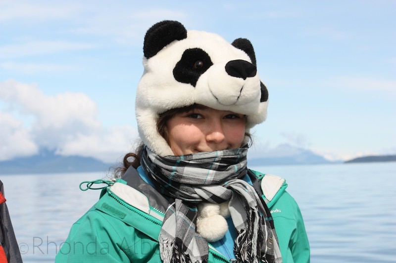 It was cold, even in the summer while Whale Watching in Hoonah Alaska