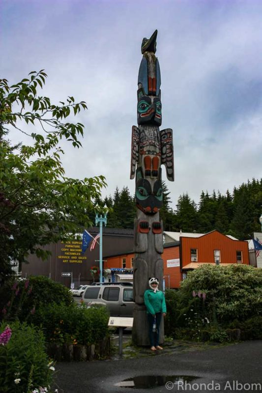 Totem Pole in Ketchikan Alaska