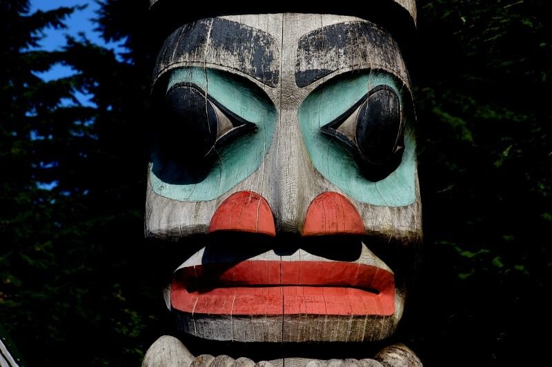 Ketchikan totem pole by Bernard Spragg