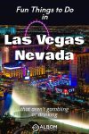 Night view of the city highlighting several fun things to do in Vegas besides gamble or party